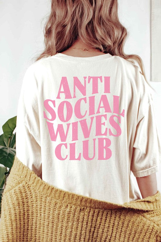 FB ANTI SOCIAL WIVES CLUB Graphic T-Shirt BLUME AND CO.
