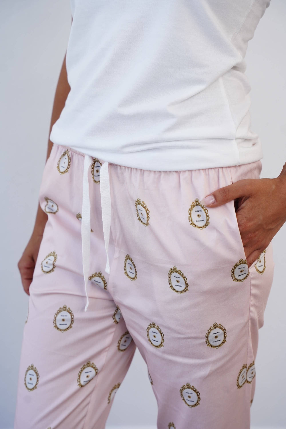 Press for Champagne Lounge Pajama Pant Toss Designs